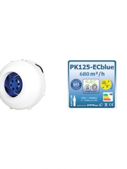 Prima Klima ventilátor PK125-EC Blue 680 m3/h RJEC